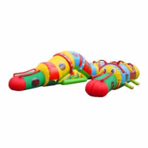 Tunnelspielgerät Raupe Megi kaufen - Aufblasbares Spiel